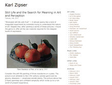 Tablet Screenshot of karlzipser.com